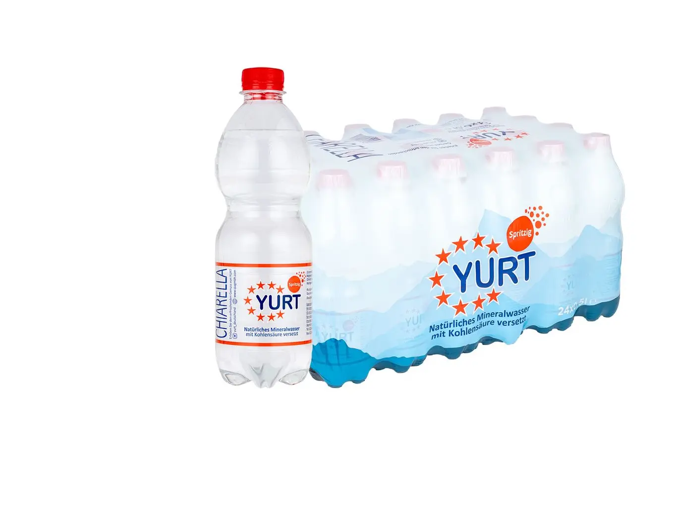 YURT 0,5l Spritzig Flasche
