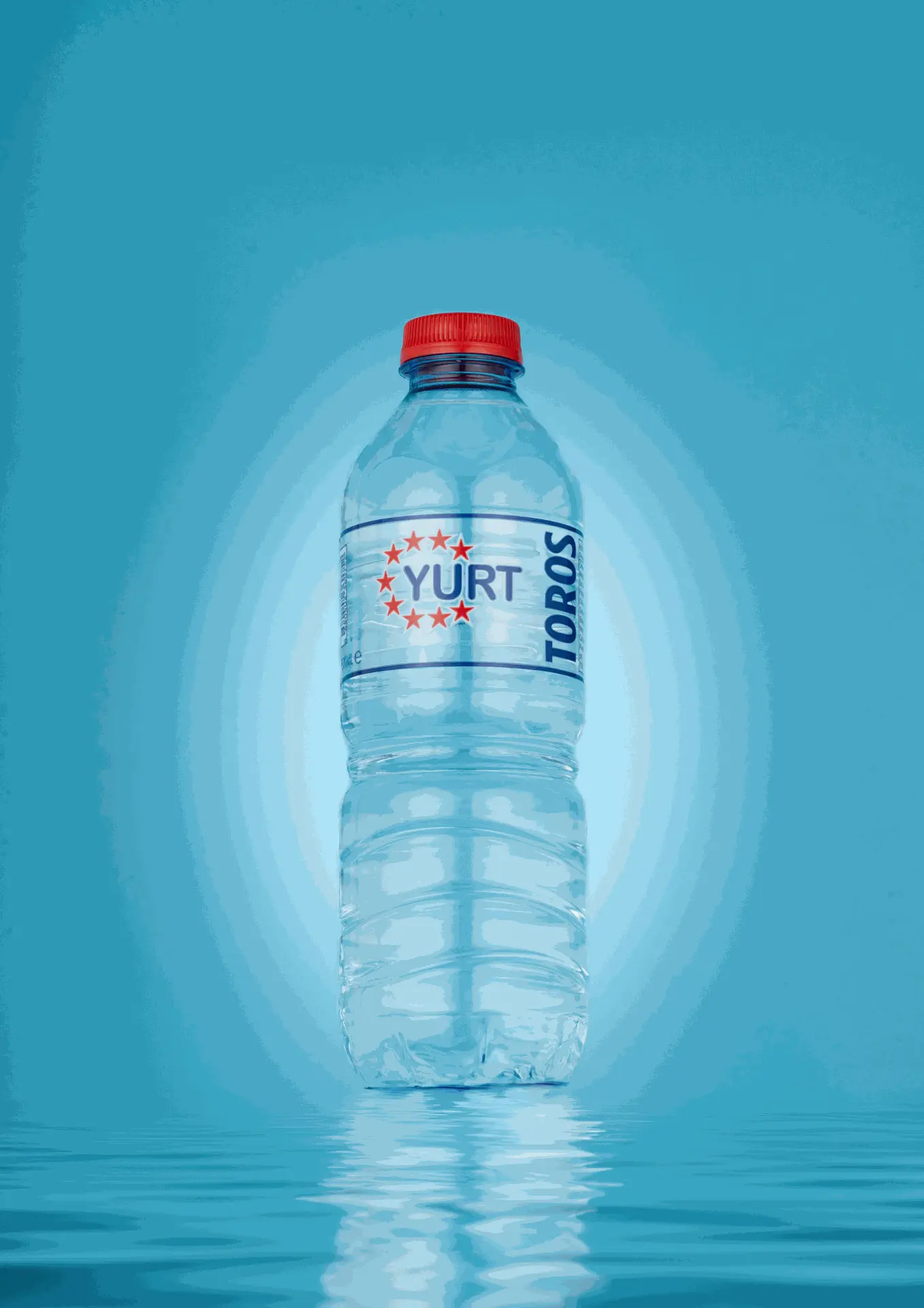 YURT 0,5l Flasche aufgestellt