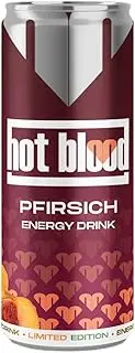 Hot Blood - Energy Pfirsich - 24x 0,25l
