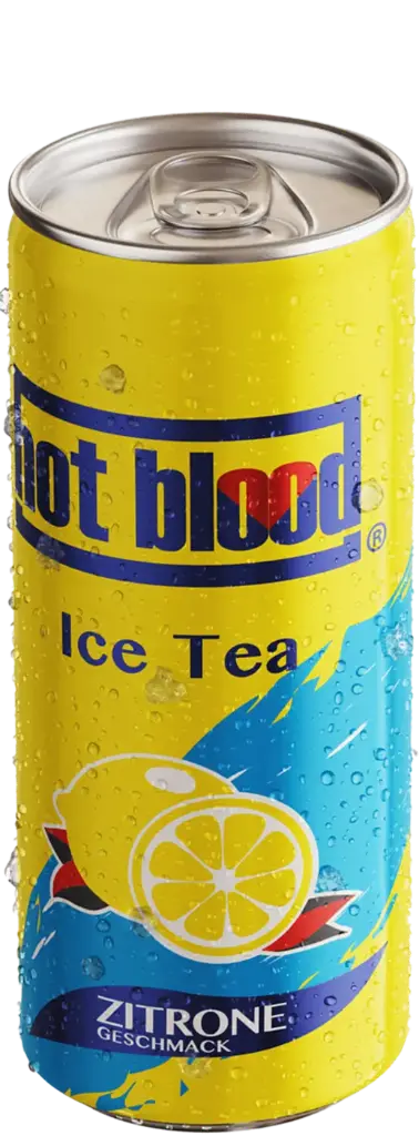 Hot Blood - Ice Tea Zitrone - 24x 0,33l