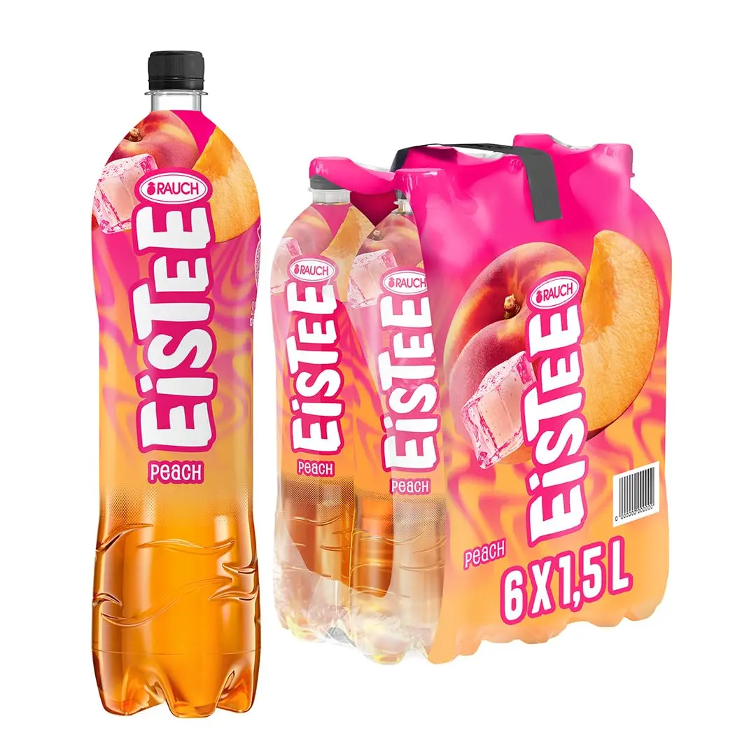 Rauch - Eistee Pfirsich - 6x 1,5l Pet