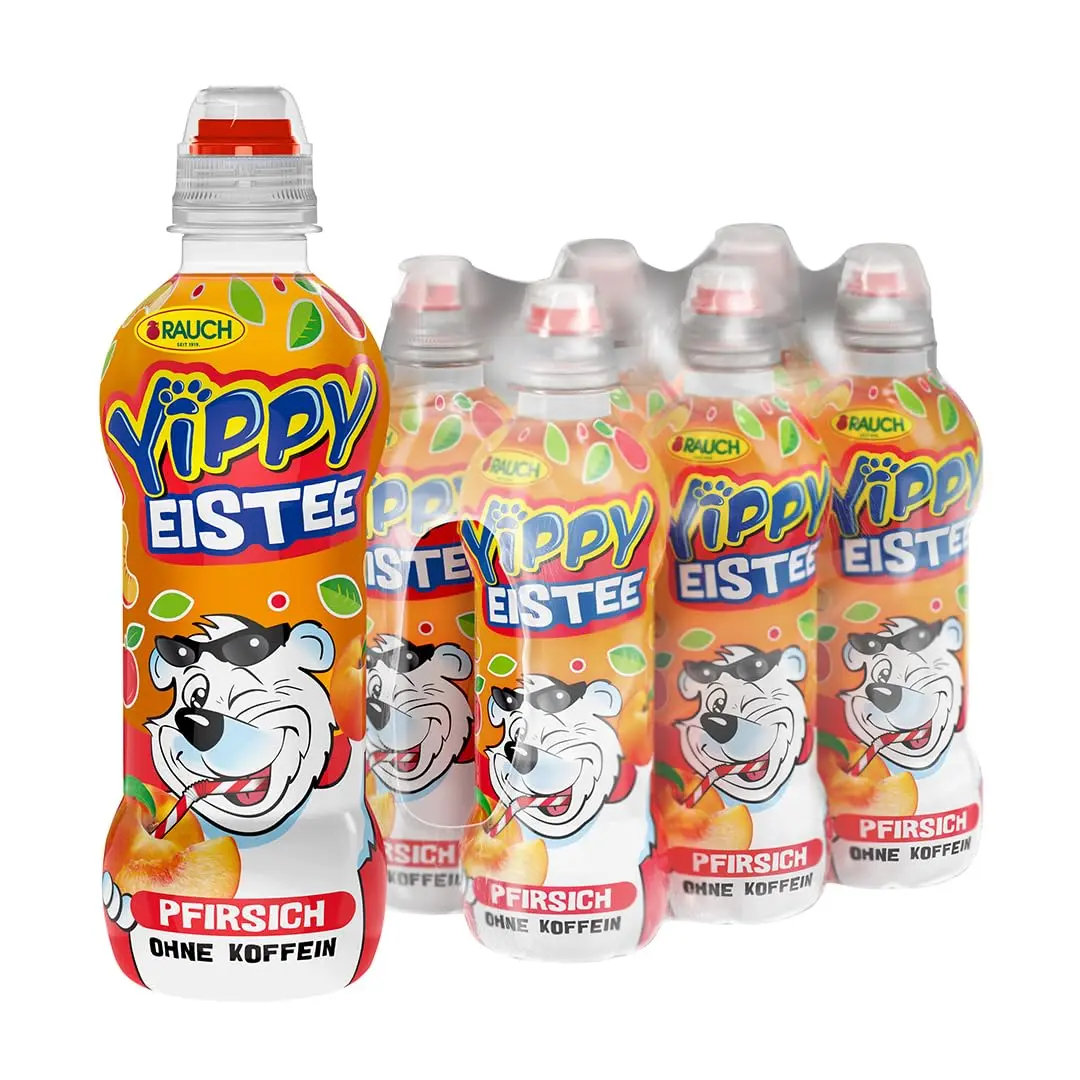 Rauch - Yippy Eistee Pfirsich - 6x 0,33l Pet