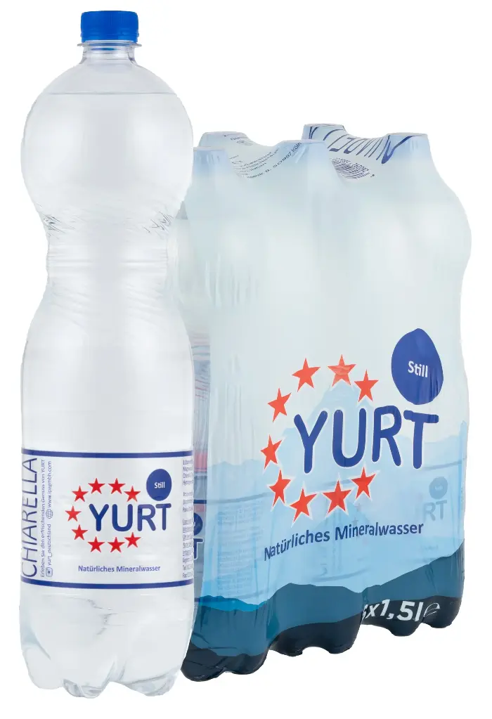 Yurt - Natürliches Mineralwasser Still – 6x 1,5l