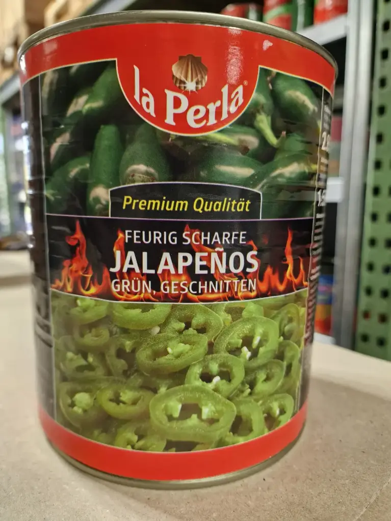 La Perla - Jalapenos grün in Scheiben - 6x3100ml