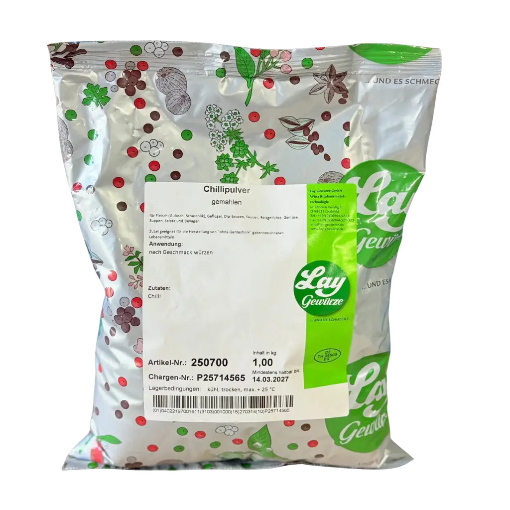 Lay - Chillipulver rot Cayennepfeffer - 1kg