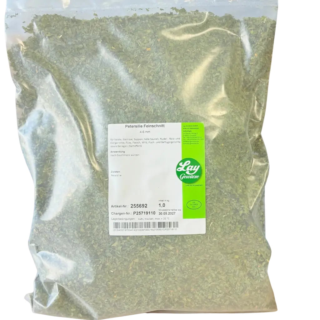 Lay - Petersilie fein 4 bis 6mm - 1kg