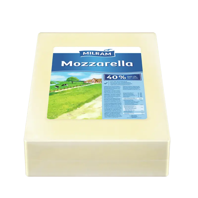 Milram - Mozzarella 40% - 15kg Block