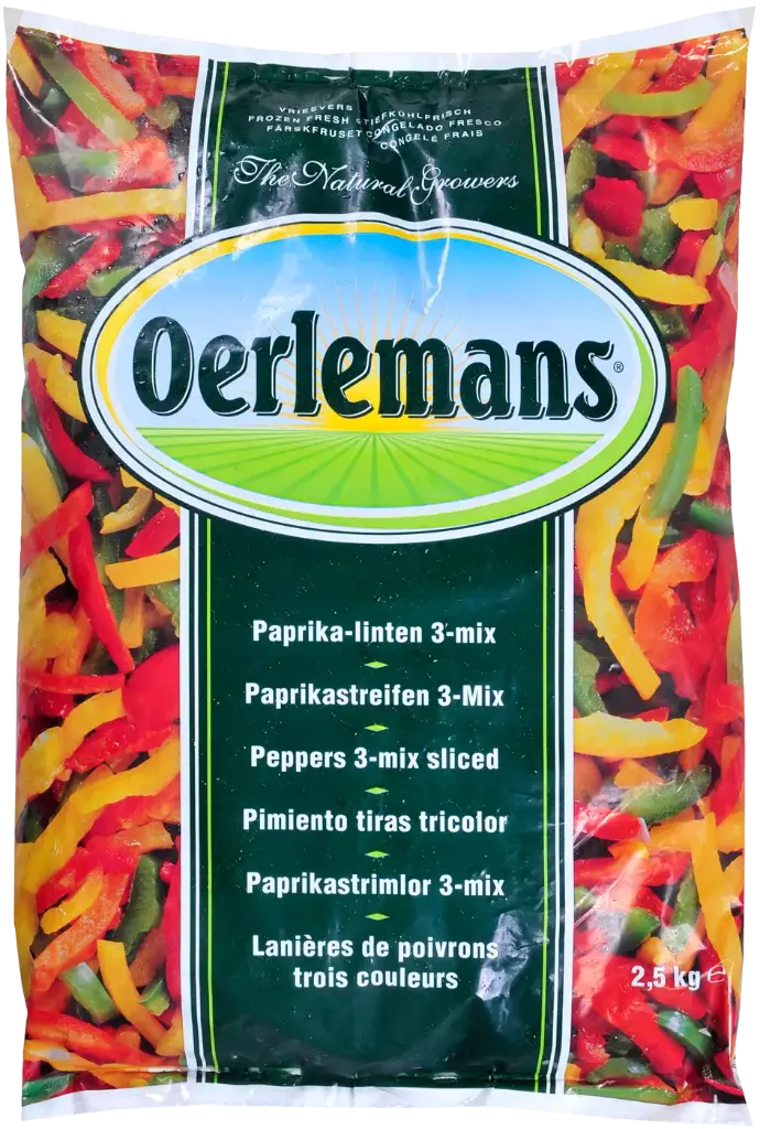 TK - Oerlmans - Paprikastreifen 5mm - RT/GN/GB - 2,5kg