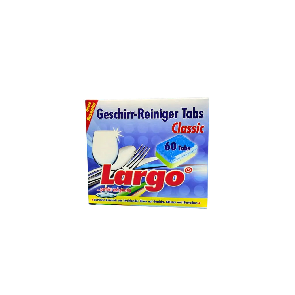 Largo - Geschirr Reiniger Classic - 60 Tabs