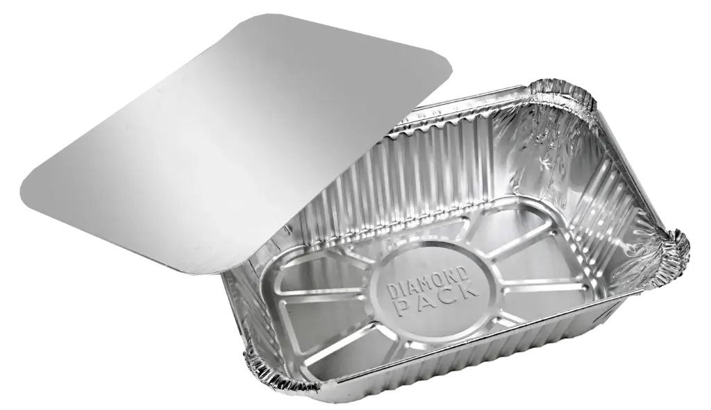 Julian - R45L Aluschale + Deckel rechteckig 940 ml - 100stk