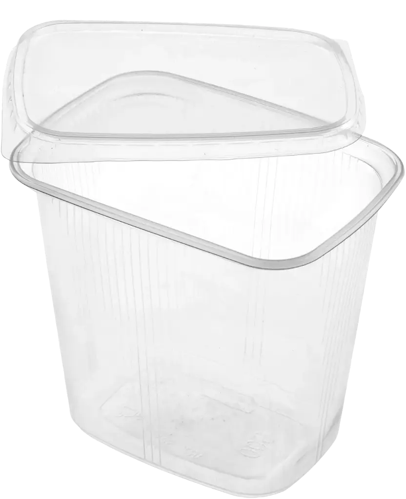 RIPBOX - 500cc - 8 eckig - Schale+Deckel - 50stk