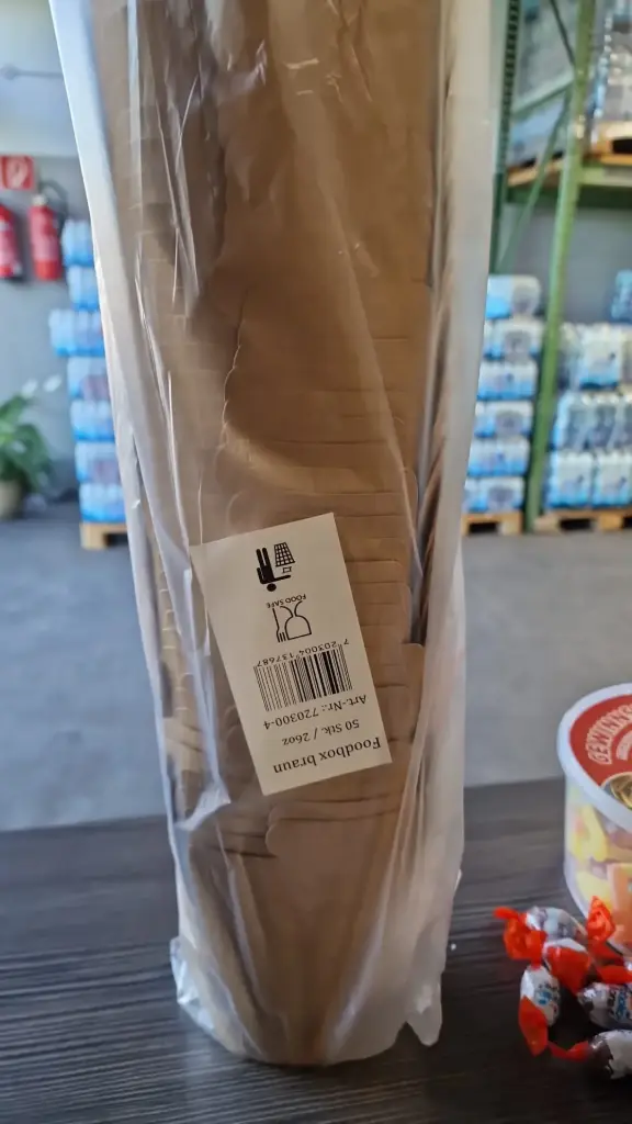 Food Box - 26OZ - braun - 500stk