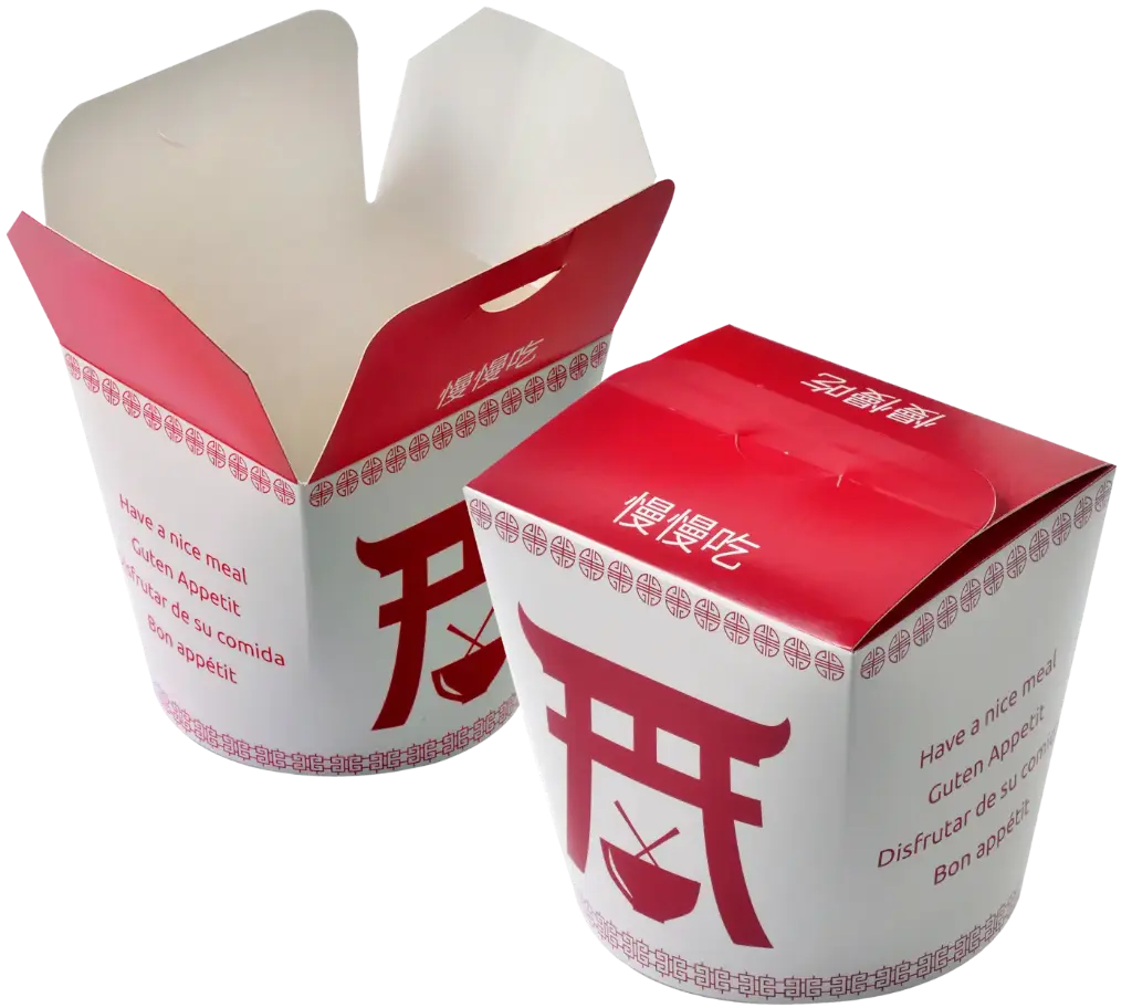 Food Box Asia - 26OZ - bedruckt - 50stk