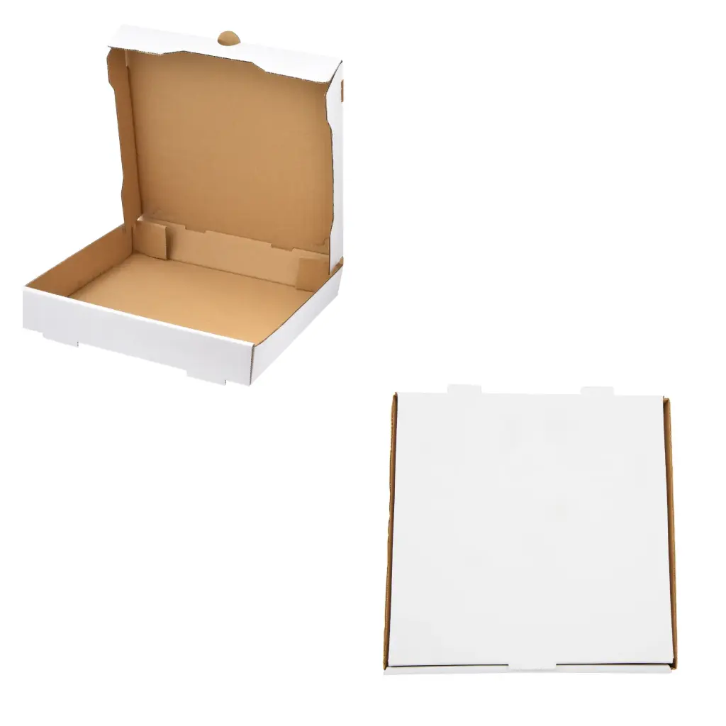 Pizzakarton - 29x29x4 - weiß - 100stk