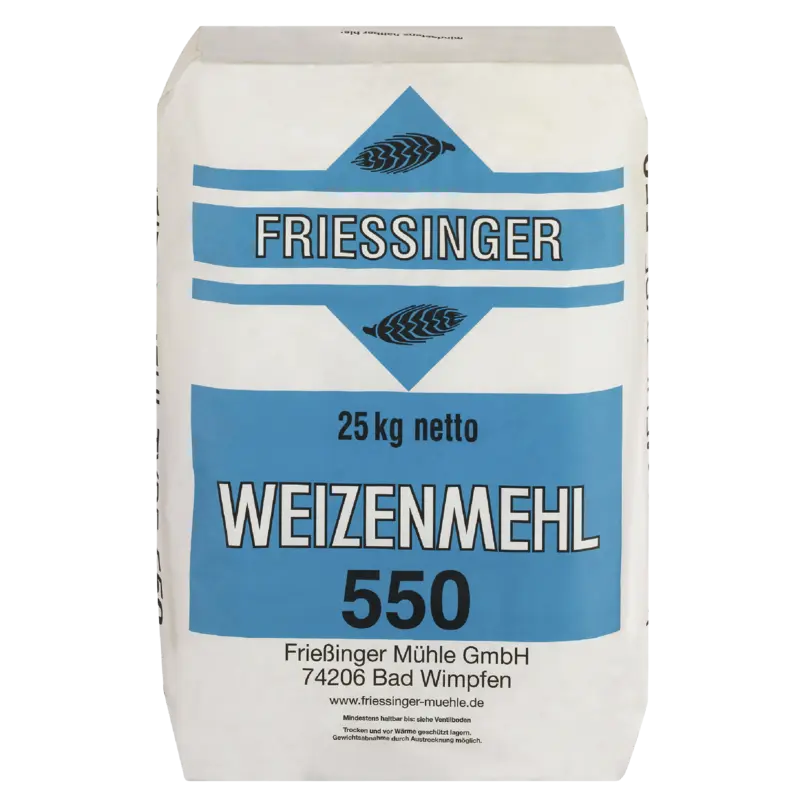 Friessinger - Weizenmehl 550 - 25kg