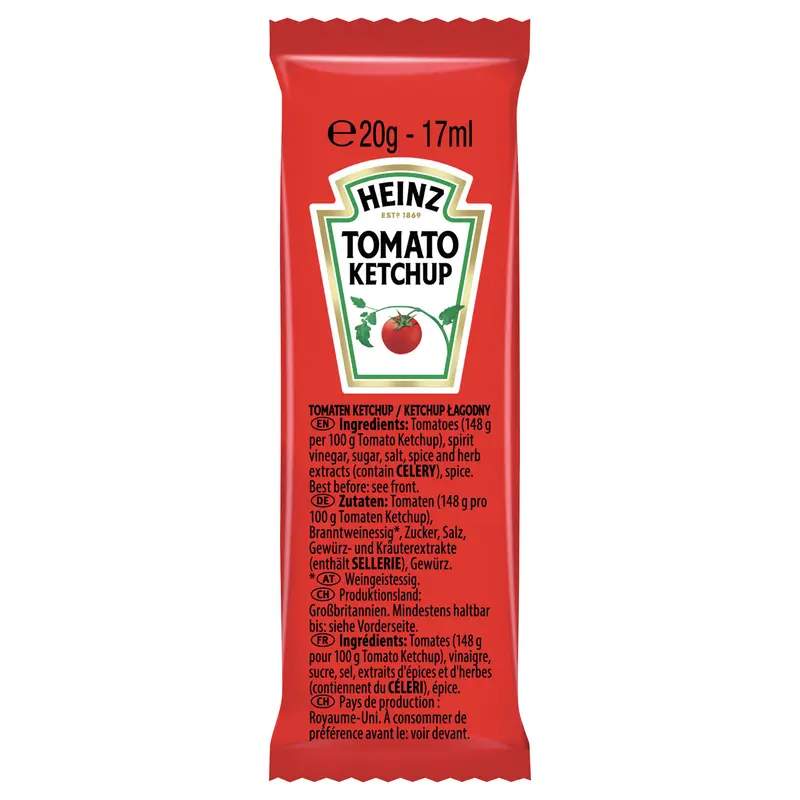 Heinz - Tomatenketchup - 100x17ml Port.