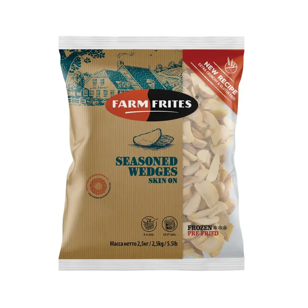 TK - Farm Frites - Seasoned Wedges - 2,5kg