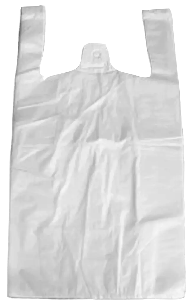 Hemdchentragetaschen weiß - 30+18x55cm - 10x100