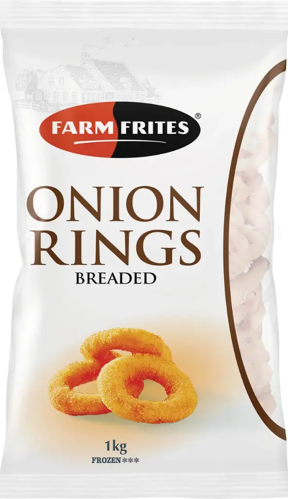 TK - Farm Frites - Onion Rings/Panierte Zwiebelringe - 1kg