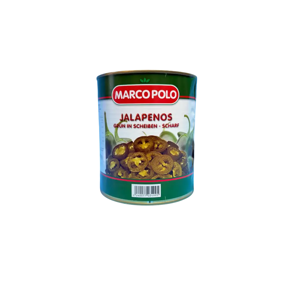 Marco Polo - Jalapenos grün in Scheiben - 3100g