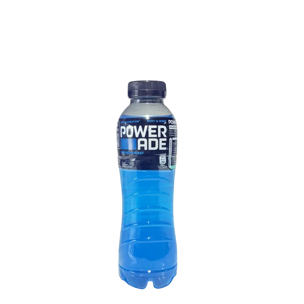 Powerade - Mountain Blast (Blau) - 12x 0,5l