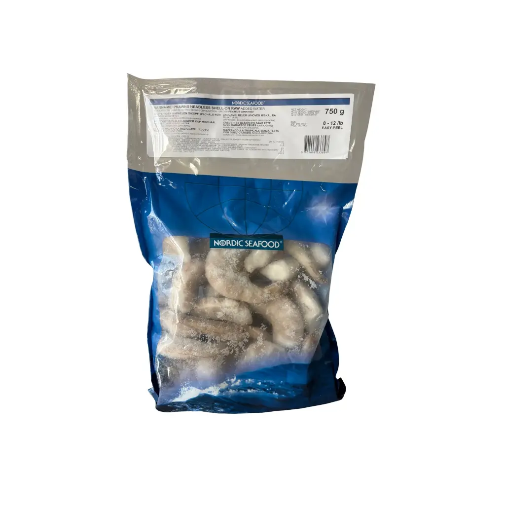 TK -Nordic - Garnelen geschält Roh 8/12 - 1Kg