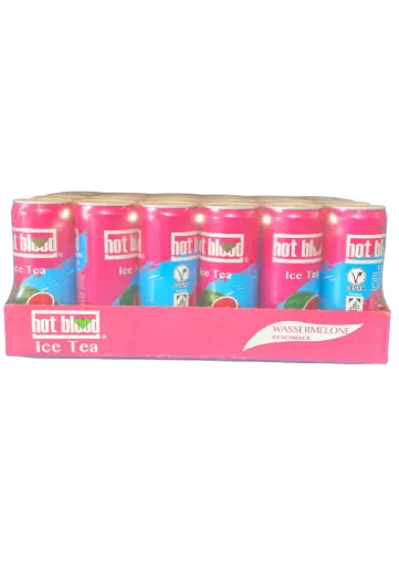 [PR-00454] Hot Blood - Ice Tea Wassermelone - 24x 0,33l
