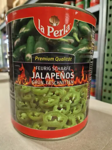 [PR-01767] La Perla - Jalapenos grün in Scheiben - 2850g