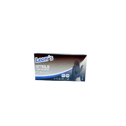 [PR-02128] Leon´s - Handschuhe - Nitril- XL - schwarz - 100stk