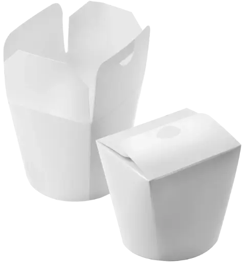 [PR-02638] Foodbox- 26 OZ unbedruckt weiß - 1x50