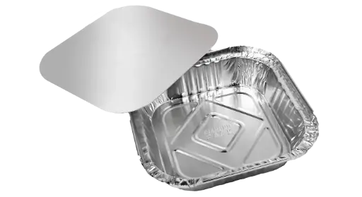 [PR-02694] R25L Aluschalen - 560ml - 160x160x32mm - 100Stk