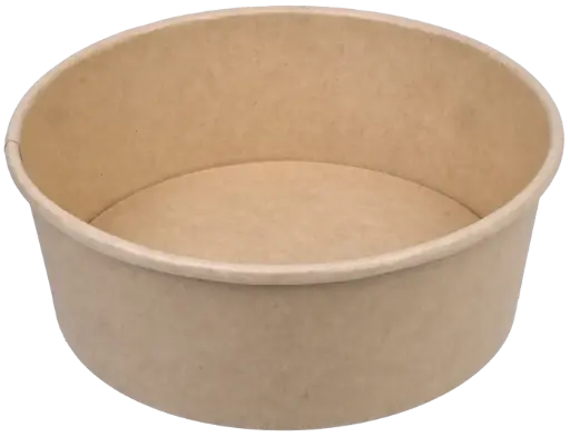 [PR-02825] Salatschale m. Deckel - Kraftpapier - 25x1100ml